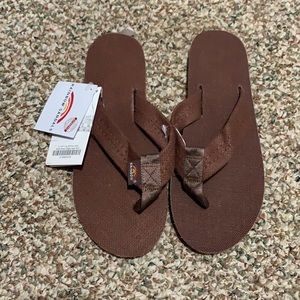 NWT Rainbow flip flops